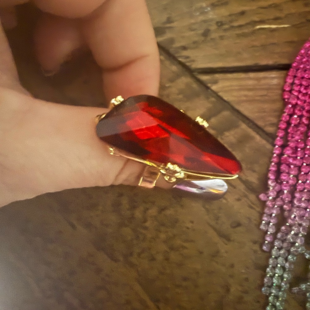 Feed Me Gems Ruby Aura Ring